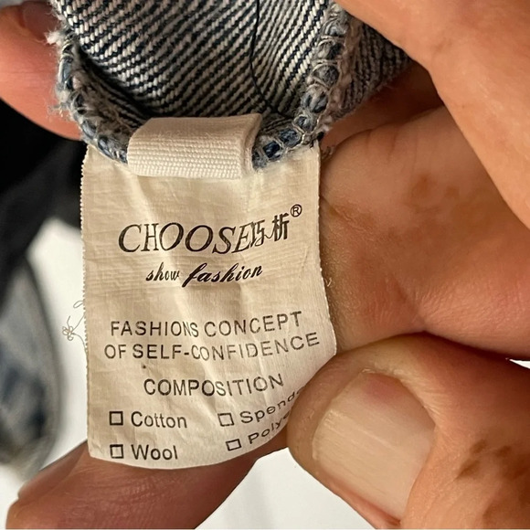 Dennim Patch’s  Long Jacket Women size Small - Picture 13 of 13